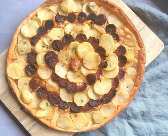 Tarte chorizo pommes de terre