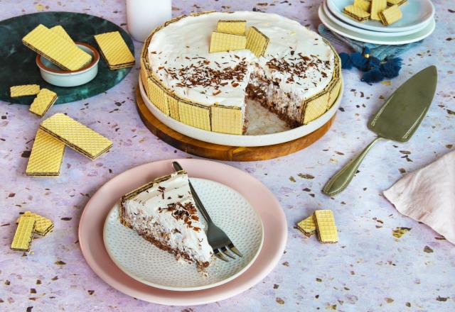 Gâteau aux gaufrettes sans cuisson