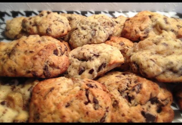 Cookies au chocolat et à la banane