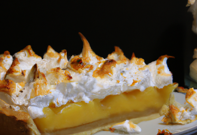 Tarte ananas, noix de coco et sa meringue