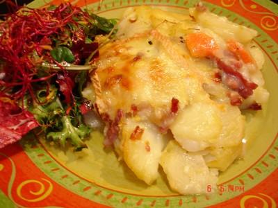 Tartiflette aux légumes