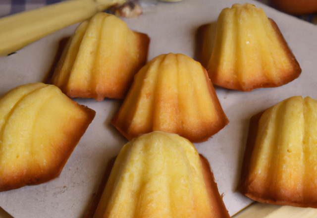 Madeleines goût vanillé