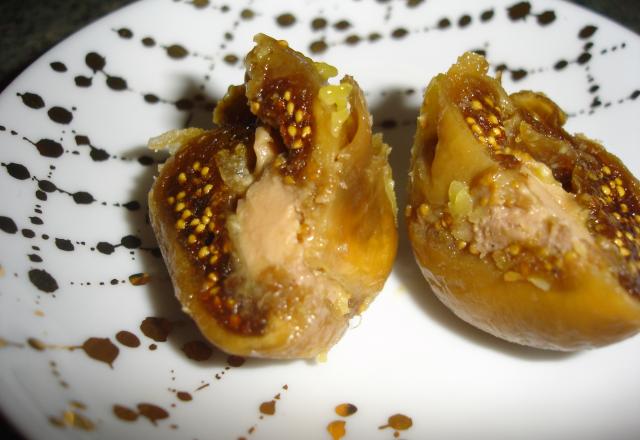 Figues farcies au foie gras