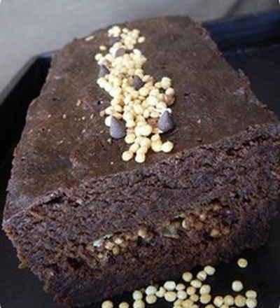 Cake au chocolat noir et au quinoa