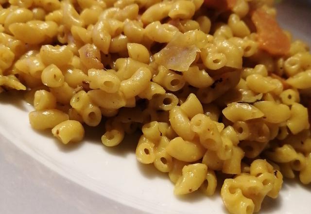 Pasta carottes et curry