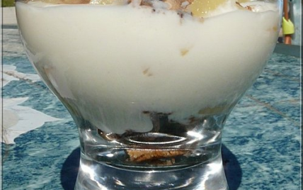 Verrine cookies et ananas