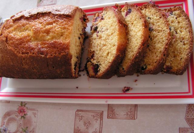 Cake au cassis