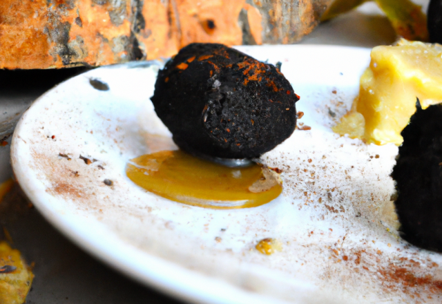 Truffes avec confiture de lait