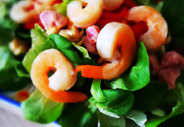 Salade de crevettes à ma façon