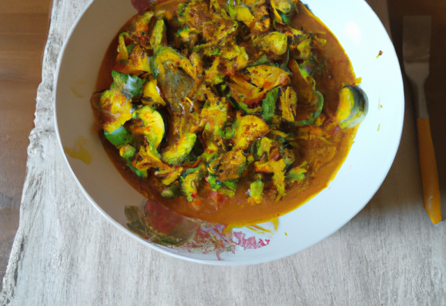 Curry de courgettes