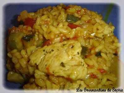 Risotto dinde curry