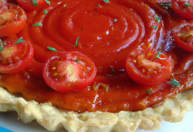 Tarte tomates/ moutarde