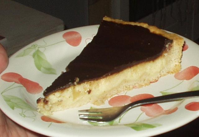 Tarte poire chocolat amande