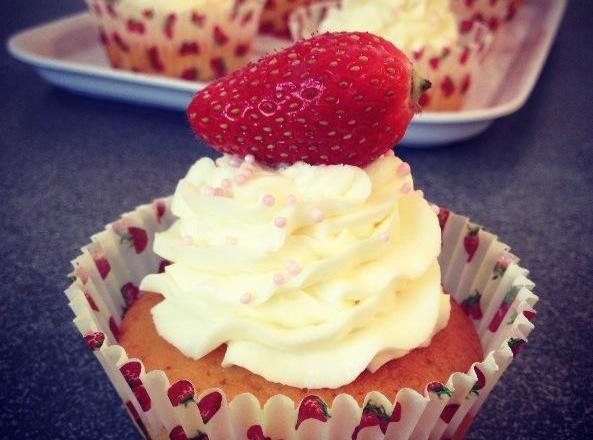 Cupcakes fraises