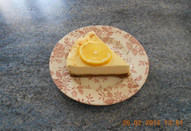 Cheesecake au citron express