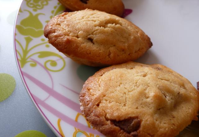 Les madeleines de Christophe Felder, au peanut butter et fourrage Nutella