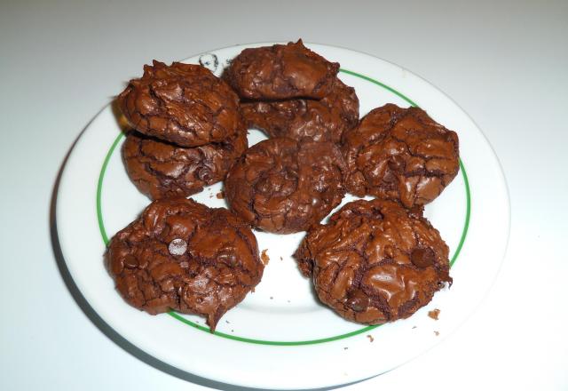 Cookies tout chocolat classiques