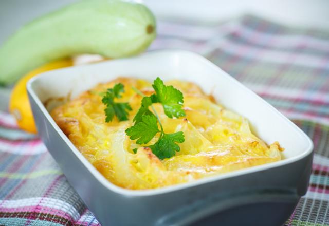 Gratin de courgettes express micro ondes