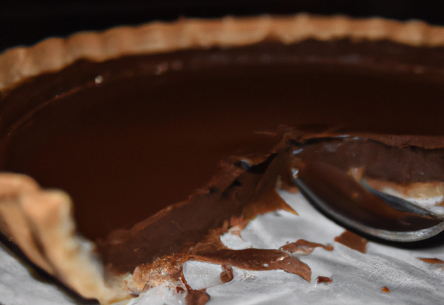 Tarte au chocolat express