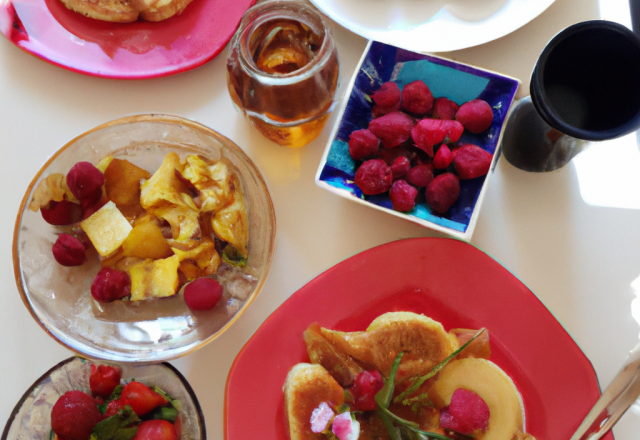 Petit déjeuner fruité de toutes saisons