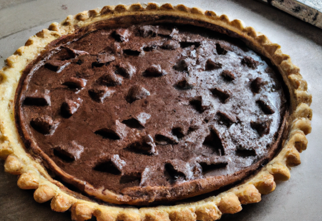 Tarte au chocolat facile