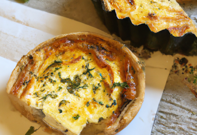 Petite quiche au fromage