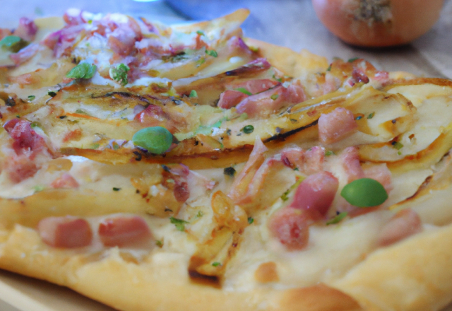 Tarte flambée revisitée