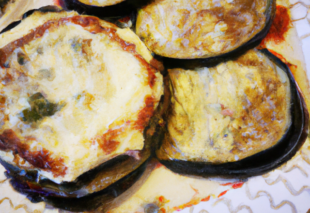 Tian d'aubergines au fromage de brebis