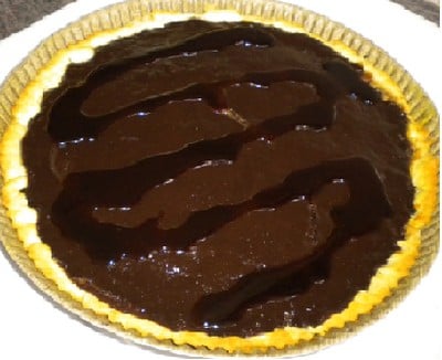 Tarte fondante chocolat / caramel