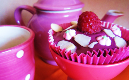 Cupcakes choco-framboises