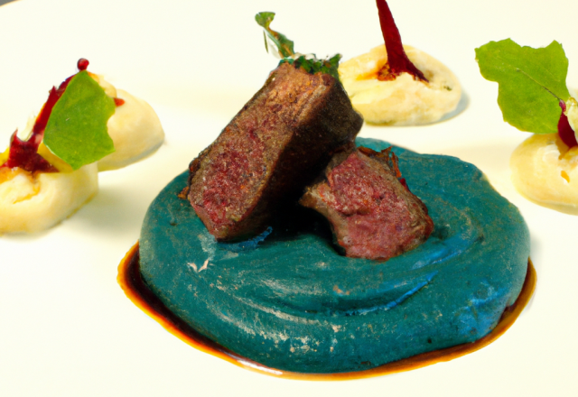 Filet de Biche et Purée de Blue Belle