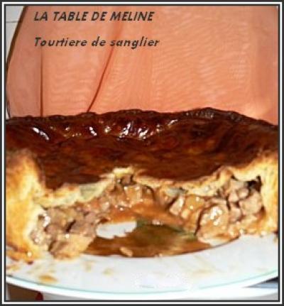 Tourtière de sanglier