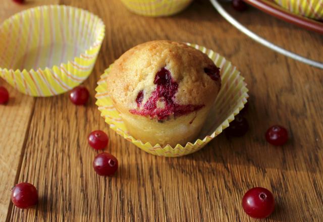 Muffins aux cranberries très faciles