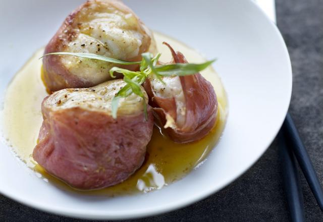 Tournedos de lotte au Jambon Serrano Aoste Sélection