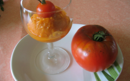 Sorbet à la tomate