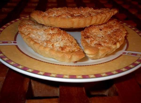 Barquettes a la noix de coco