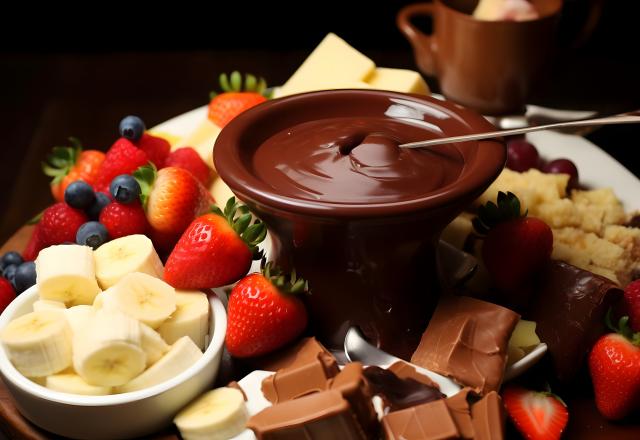 Fondue au chocolat rapide