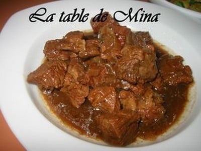 Carbonade au miel et pain d'épice