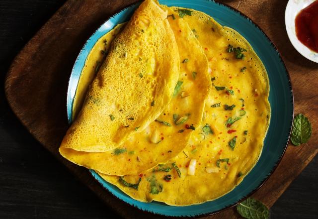 Crêpes au curcuma façon lait d'or