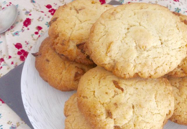 Cookies au beurre de noix de coco et ananas