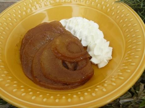 Pommes au carambar cuites au four et pur-beurre