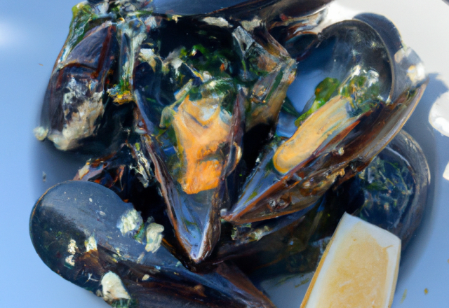 Moules d'Espagnes au pistou