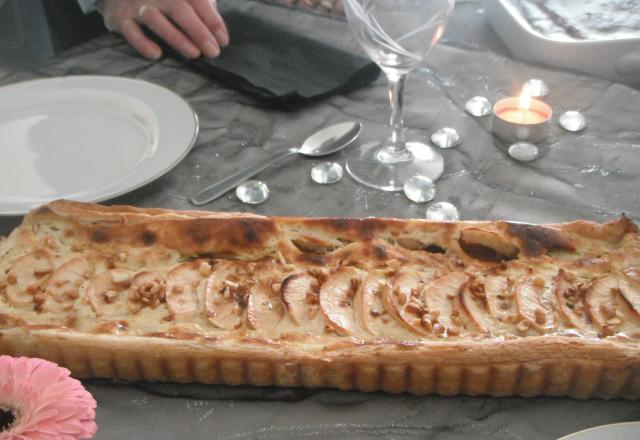 Tarte pommes / crème de marron