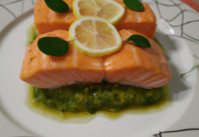 Pavé de saumon au citron vert