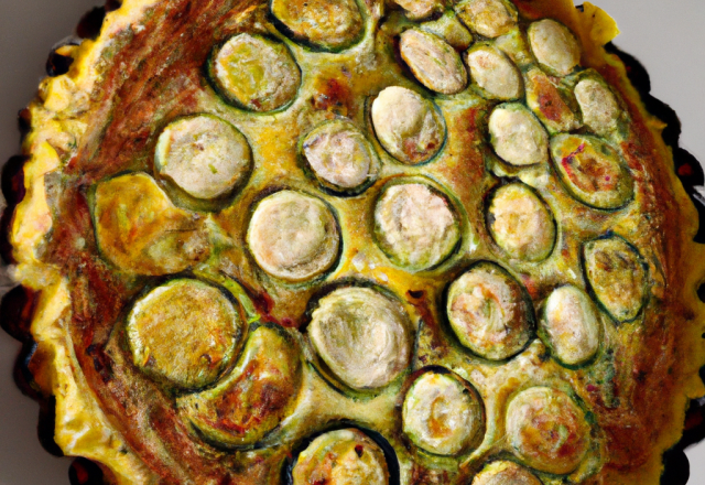 Tarte chevrottine à la courgette