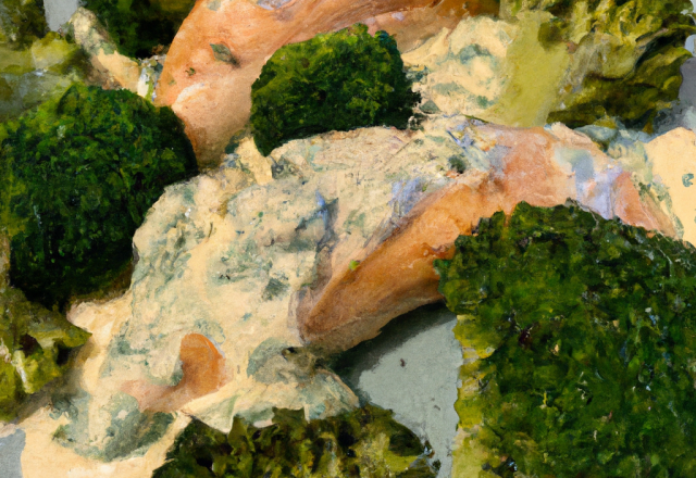 Poulet au brocoli gorgonzola