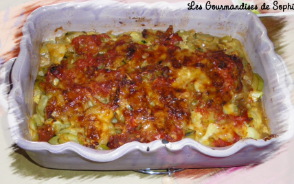 Gratin de courgettes à la provençale facile