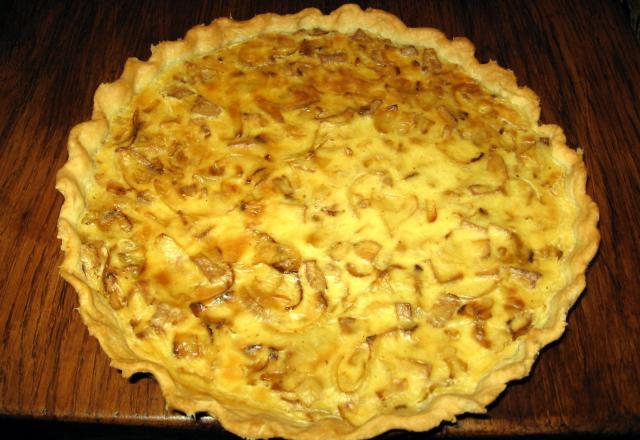 Tarte à l'oignon à la béchamel