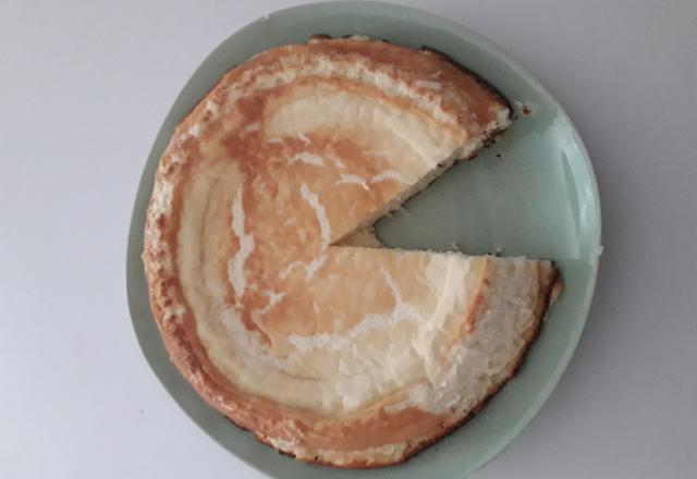 Gâteau léger au fromage blanc et à la noix de coco