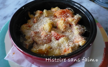 Gratin "minute" aux écrevisses